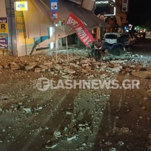 Χανιά: Κατέρρευσε μπαλκόνι στο κέντρο της πόλης - Από τύχη δεν υπήρξαν τραυματισμοί