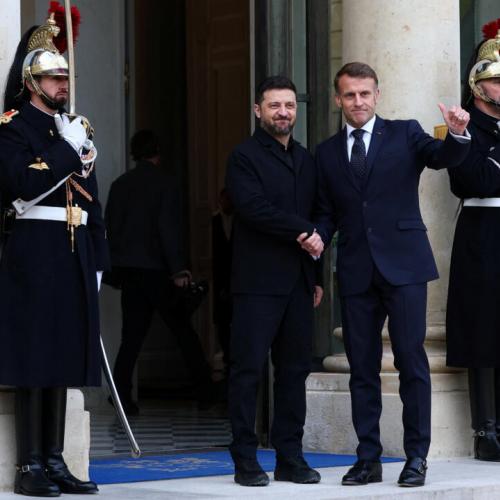 ζελενσκι και μακρον