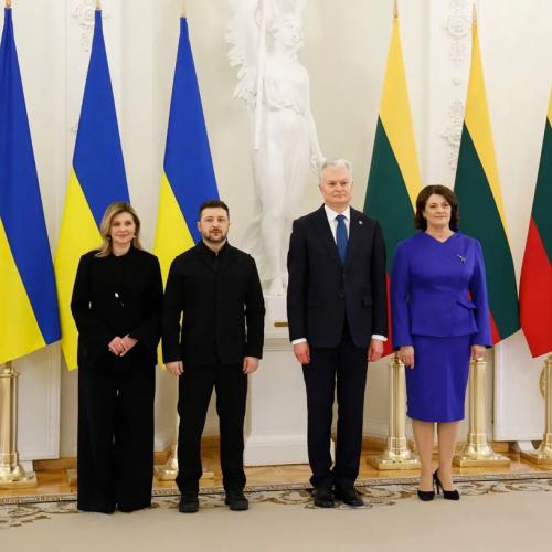 ζελενσκι στην λιθουανια