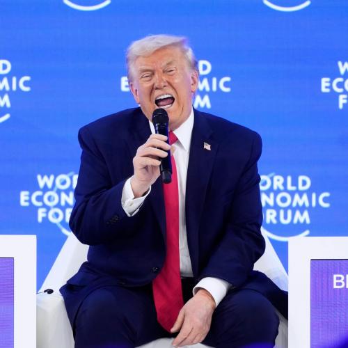 τραμπ στο νταβος