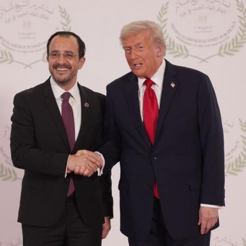 Πρόσκληση Τραμπ στον Χριστοδουλίδη για συμμετοχή στο Συμβούλιο Ειρήνης για τη Γάζα
