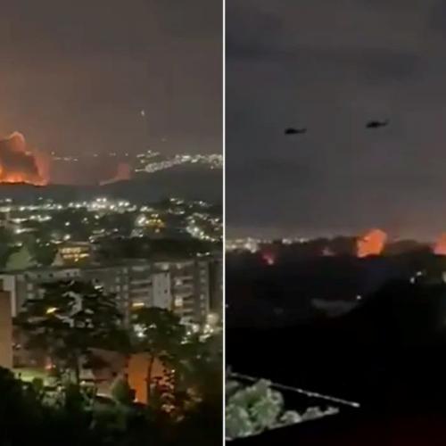 caracas explosions