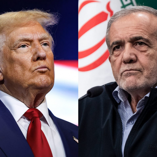 ΝΤΟΝΑΛΝΤ ΤΡΑΜΠ, ΤΡΑΜΠ, ΙΡΑΝ, ΔΙΑΔΗΛΩΣΕΙΣ ΣΤΟ ΙΡΑΝ, ΗΠΑ, ΕΠΙΘΕΣΗ ΤΡΑΜΠ ΣΤΠεζεσκιάν προς ΗΠΑ: Τυχόν επίθεση στον Χαμενεΐ σημαίνει ολοκληρωτικό πόλεμο κατά του Ιράν