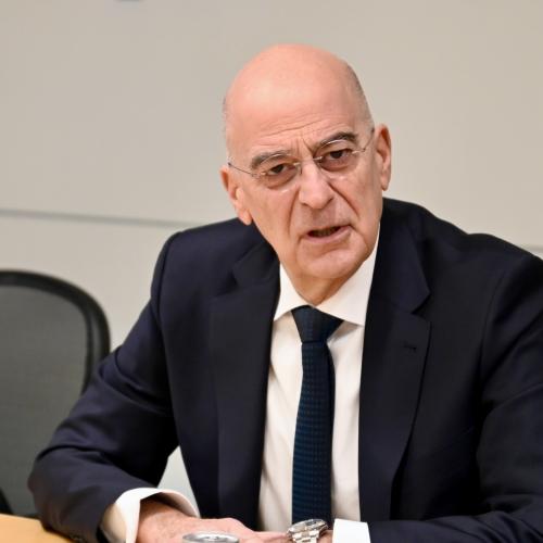 Δένδιας από ΗΠΑ: Η «Γαλάζια Πατρίδα» δεν βοηθά στον διάλογο με την Τουρκία - Τι είπε για Ισραήλ και «Ασπίδα του Αχιλλέα»