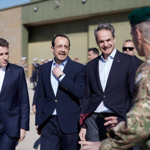 μακρον και χριστοδουλιδης και μητσοτακης