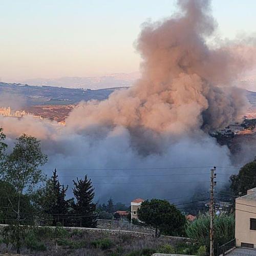 ισραηλινο χτύπημα στο λιβανο