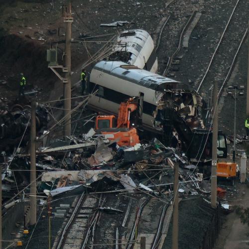 σιδηροδρομική τραγωδία στην ισπανία
