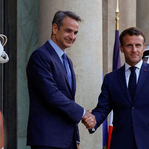 μητσοτακης και μακρον