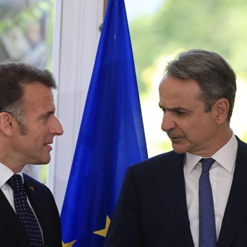 μητσοτακης και μακρον