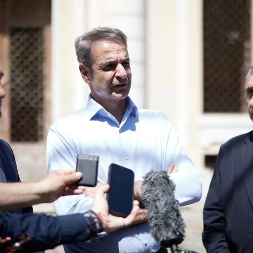Μητσοτάκης από τη Ρόδο: Εκλογές το 2027 και στόχος η αυτοδυναμία της ΝΔ