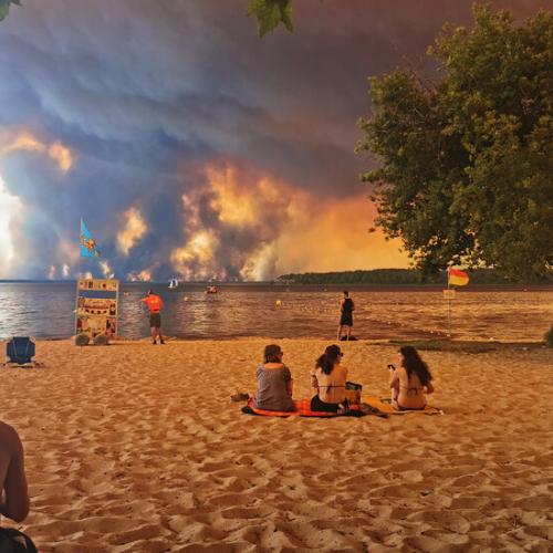 wildfires france spain