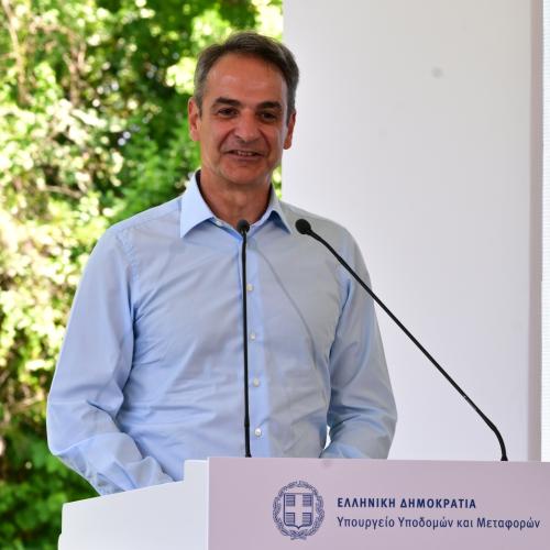 Κυριάκος Μητσοτάκης: «Εξαιρετικά σημαντικό έργο» ο τριπλός κόμβος Σκαραμαγκά 