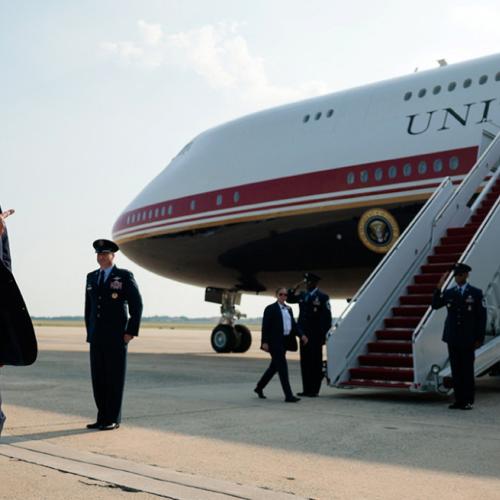 Air Force One και τραμπ