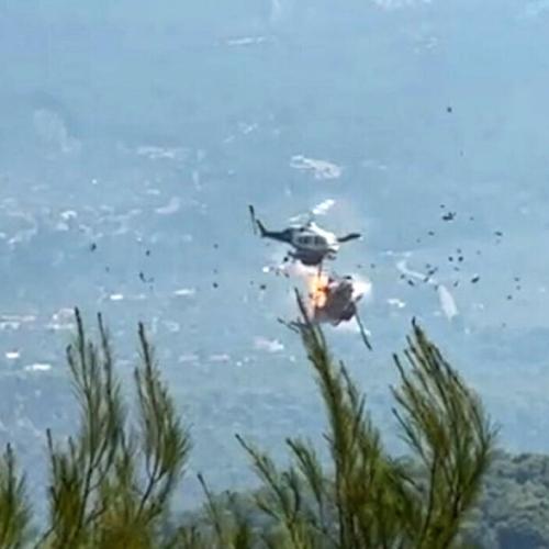 συγκρουση ελικοπτερωβ